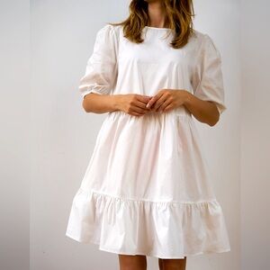 White babydoll dress